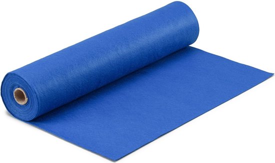 Rouleau de feutre bleu foncé, 45 cm de large