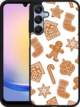 Cazy Hardcase Hoesje geschikt voor Samsung Galaxy A25 Christmas Cookies
