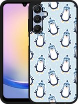 Cazy Hardcase Hoesje geschikt voor Samsung Galaxy A25 Pinguins