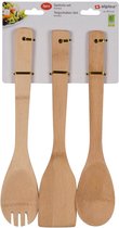 Ensemble de spatules Alpina 29,5 Cm Bambou Beige 3 pièces