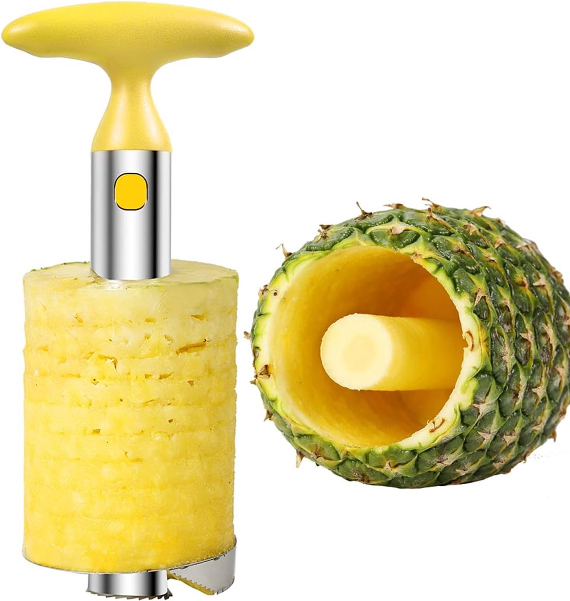 Upgrade Ananassnijder Corer Snijmachine voor grote ananassen