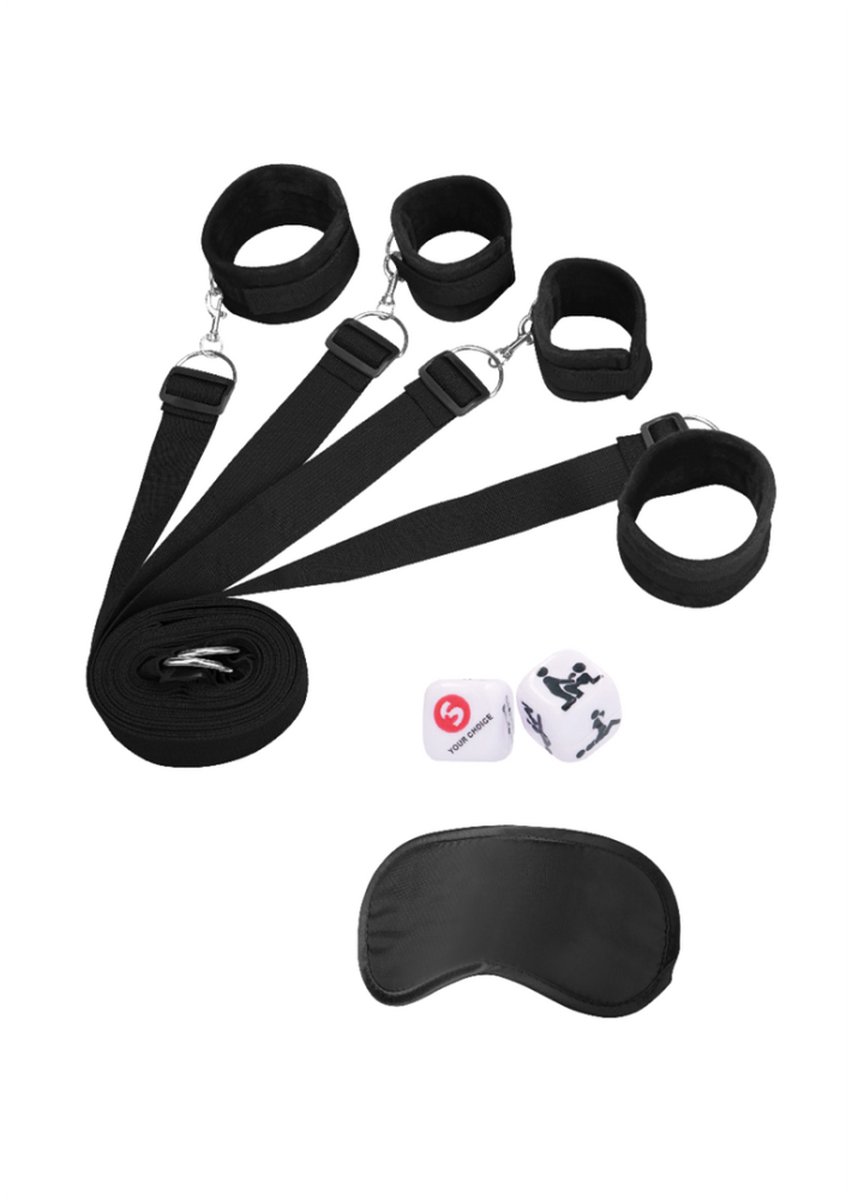 Goedkoopste Under The bed Binding Restraint Kit - Black