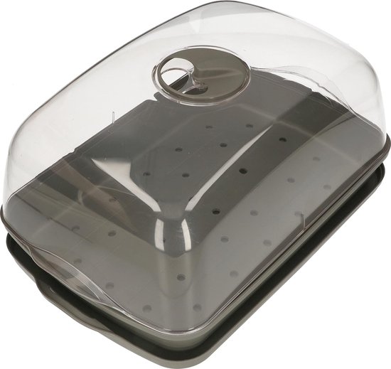 Kweekbak Gamma polycarbonaat zilver 124,3x89x71,3 cm kopen
