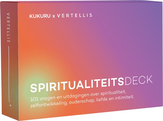 Spiritualiteitsdeck | 101 vragen en uitdagingen voor meer betekenis en verbinding in je leven | KUKURU (Giel Beelen) x Vertellis
