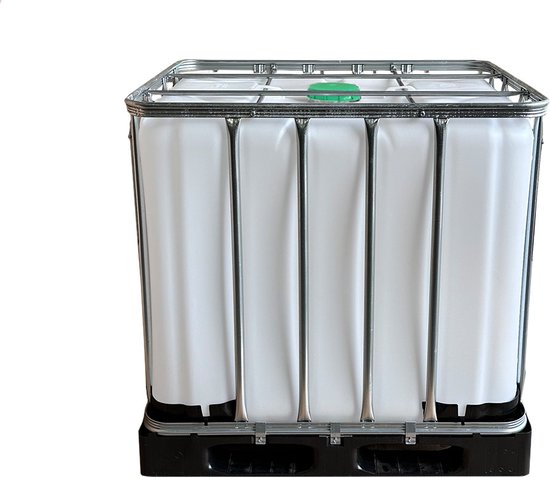 IBC container 1000 liter - Kunststof pallet - Geen UN keur | bol
