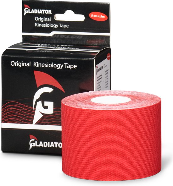 Gladiator Sports Kinesiotape - Kinesiologie tape - Bandage Tape - Hooikoortstape - Vermindert Hooikoorts Klachten - Per Rol - Beige - Gladiator Sports