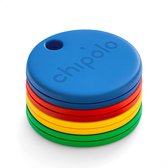 Chipolo One - Bluetooth Tracker - Keyfinder Sleutelvinder - 4-Pack - Rood & Blauw & Groen & Geel