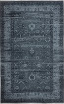 Kilim Traditions Tapis de Salon - Grijs Charbon de bois - 80 cm x 150 cm - Tapis Moderne à Poils Ras, Super Doux, Lavable en Machine, antidérapant