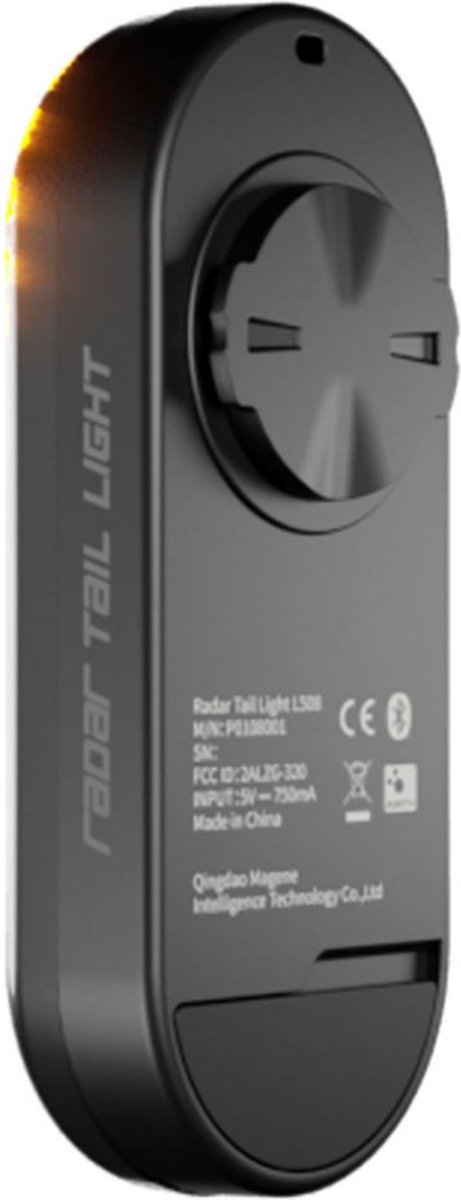 Magene L508 Radarachterlicht Connectable met Garmin en Wahoo fietscomputers Radar achterlicht Remlicht - Geschikt voor Garmin Varia seatpost — afbeelding 3