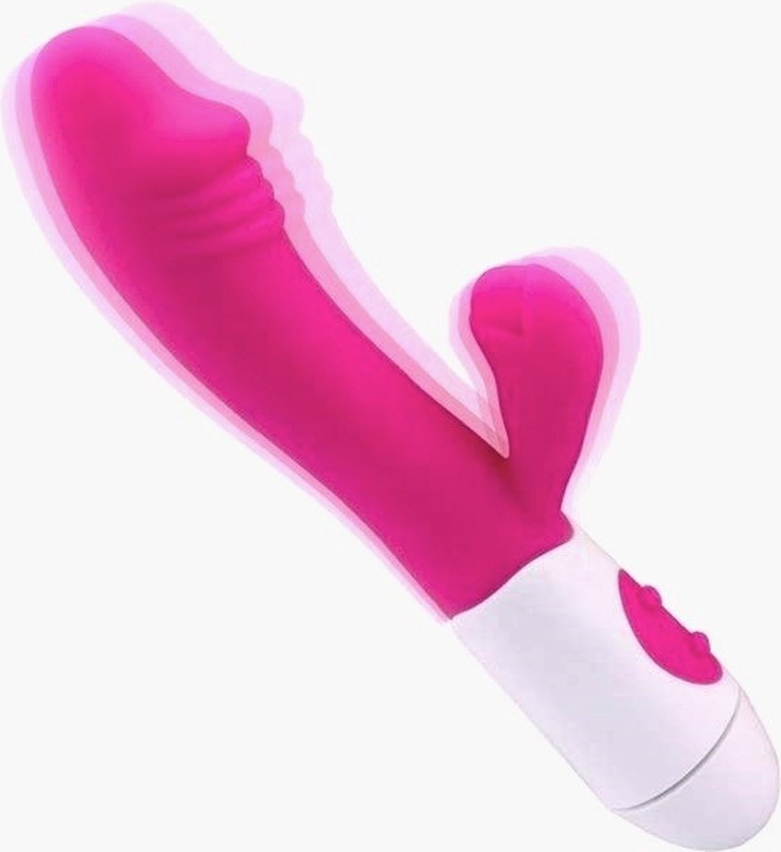 GHZ SERVICE - Dubbele Stimulatie Vibrator | dildo | Krachtige Clitoris & Gspot Stimulator - Vibrators voor Vrouwen - Rabbit & Tarzan Vibrator - Erotiek - Sex Toys | Purple Edition