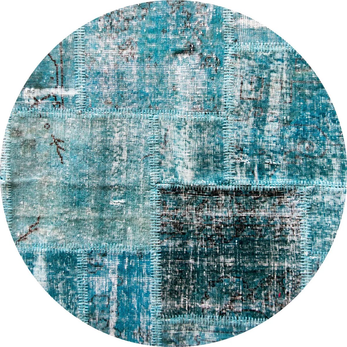 Vinyl | Vloerkleed vinyl rond | Patchy B | 150 Rond | Vloerkleed vinyl rond | Patchy B combineert stijl en duurzaamheid. Gemaakt van 100% gerecycled vinyl, hygiënisch en onderhoudsvriendelijk. Perfect voor elk gezin!
