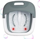Massage de bain de pieds Silvergear - 6 litres - Fonction bulle - Fonction infrarouge - Massage des pieds - Pliable et avec poignée pratique - Facile à transporter et à Ranger