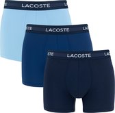 Lacoste Boxershorts Heren Microfiber Blauw 3-Pack - Maat  XL