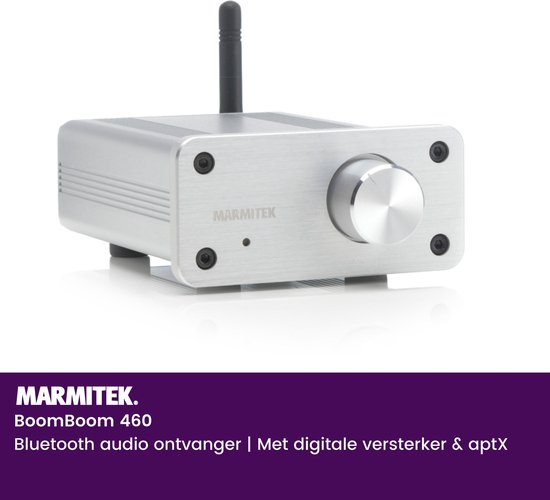 Marmitek BoomBoom 460 Bluetooth - aptX muziek ontvanger met digitale versterker - Marmitek