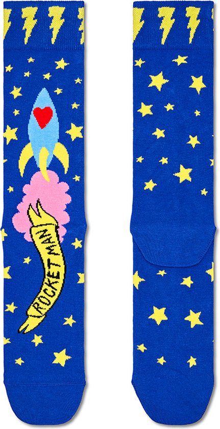 Happy Socks sokken rocket man blauw (Elton John) - 36-40