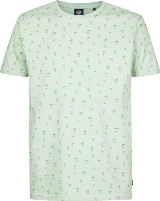 Petrol Industries - Heren All-over Print T-shirt Serene - Groen - Maat XXXL