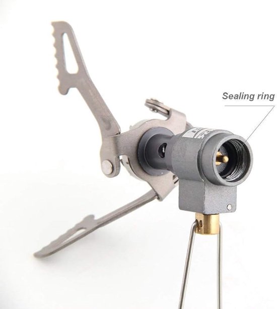 Ultralight Titanium Alloy Camping Stove Mini Portable Backpack Gas Stove Only 26g - 3000T van Merkloos — afbeelding 2