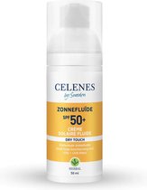 2x Celenes Herbal Dry Touch Zonnefluïde SPF 50+ Alle Huidtypes 50 ml