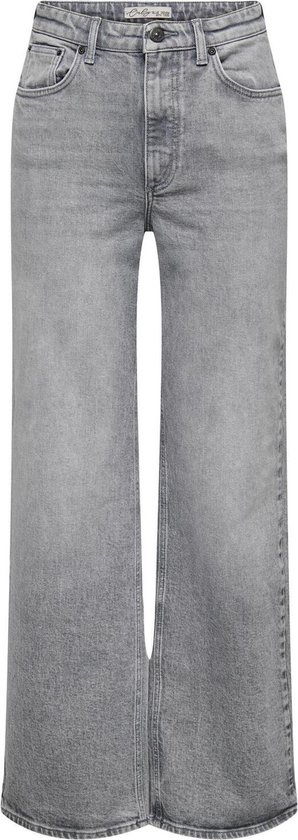 Only Jeans Onljuicy Hw Wide Leg Rea707 Dnm Noo 15334821 Medium Grey Denim Dames Maat - W27 X L30