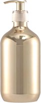 Bol.com Navulbare Fles Dispenser met Pomp – Goud – 500ml – Voor Shampoo conditioner of Bodywash aanbieding