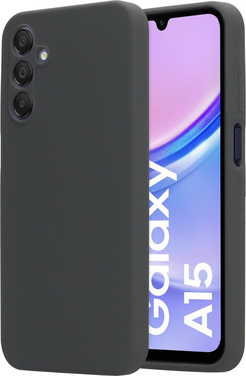 Mobiparts hoesje geschikt voor de Samsung Galaxy A15 - Siliconen - Grijs