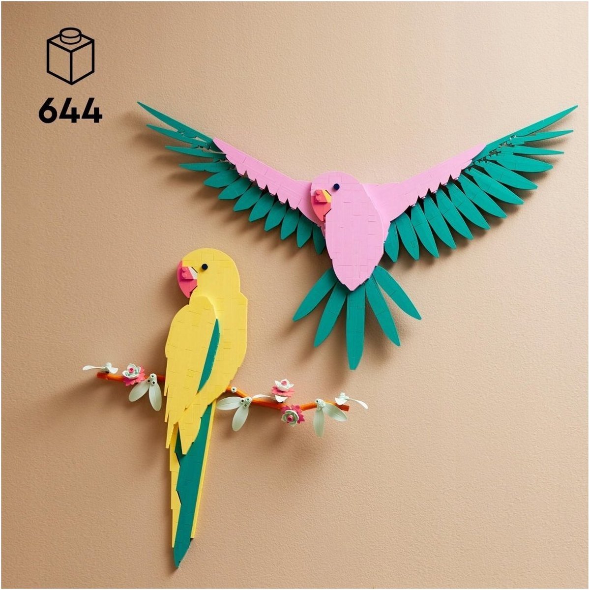 LEGO Art De Faunacollectie Kleurrijke papegaaien - 31211 — afbeelding 14