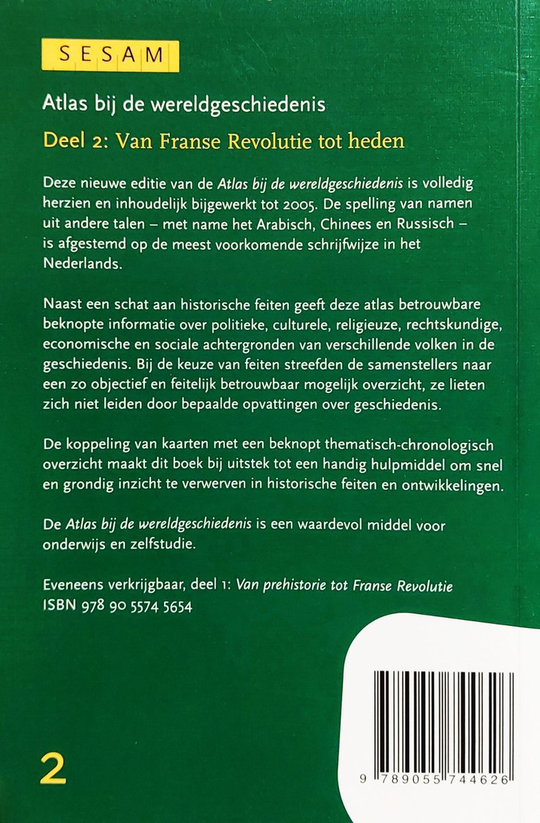 Sesam atlas van de wereldgeschiedenis 2 - back cover