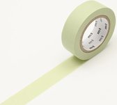 MT Masking tape Pastel Olive - 10 meter x 1,5 cm breed - Washi Tape Olijf