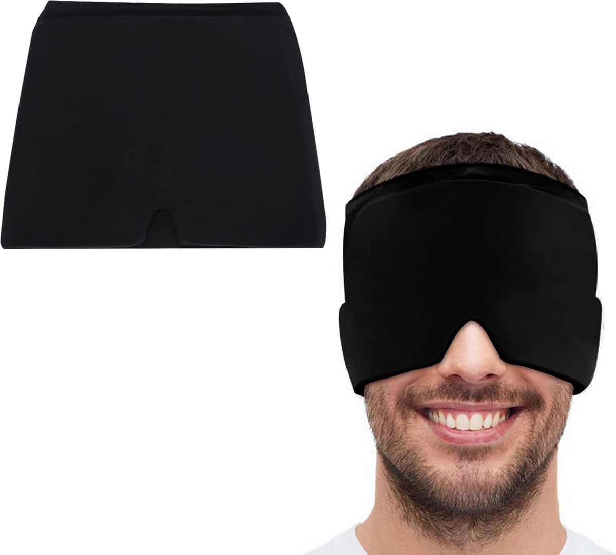 Goedkoopste Migraine muts - Migraine masker - Hoofdpijn masker - Herbruikbaar - Anti migraine - Must have tijdens hoofdpijn!
