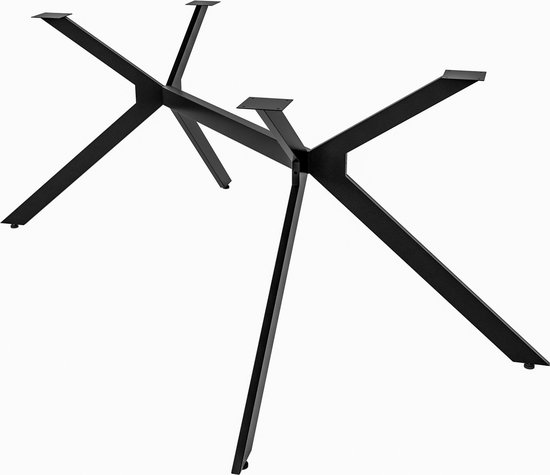 Pieds de table CLP Cascada - Structure de table - Base de table - Revêtement en poudre - Métal - Zwart - noir M
