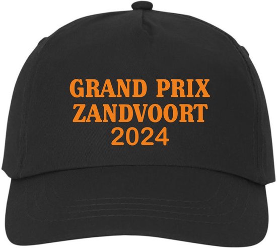 Cap - Pet Grand Prix Zandvoort - Unisex - Zwart met Oranje