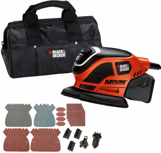 Black & Decker KA1000 Multischuurmachine Compacte Mouse Detailschuurmachine bol