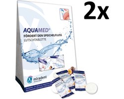 Miradent Aquamed Zuigtabletten - Xylimelts Droge Mond - 2 x 26 stuks