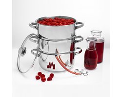 Puurmaken Ontsapper / Stoomextraxtor 8 liter - stoomextraxtor 8 liter - sappan - stoompan