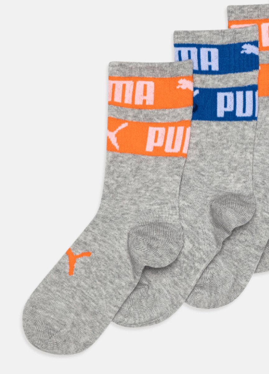 Puma Kids Logo Stripes Sock 2p Multicolor