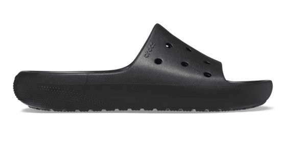 Crocs Heren Classic Slide v2 Black ZWART