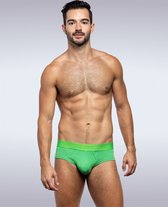 Garçon Brief Green - MAAT XL - Heren Ondergoed - Slip voor Man - Mannen Slip