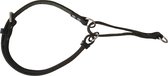 ALOKÉ Half-Choke Halsband / Sliphalsband - Soepel Leder - Zwart - S - Nekomtrek: 35 - 50 cm (GELIEVE ALVORENS BESTELLEN OPMETEN)