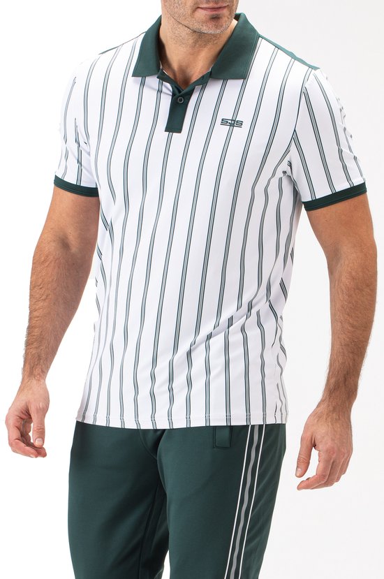 Sjeng Sports Blade chemise de tennis hommes design blanc