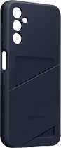 Samsung Card Slot Case - Convient pour Samsung Galaxy A25 5G - Blauw Zwart