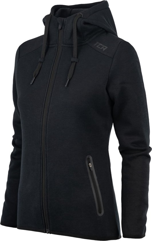 TCA Revolution Sweat à capuche technique avec poches zippées pour Zwart, M