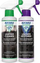 Nikwax Twin Cleaner Cuir 300ml & Nikwax Cuir 300ml - Paquet de 2