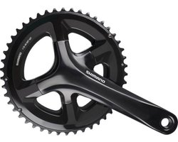 Crankstel 2 x 11 speed Shimano Road FC-RS510 - 172,5/50-34 holle as - zwart