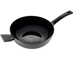 ISENVI Avon Wokpan Inductie - 32 cm - Keramisch - Ergo Greep - Wok - PFAS, PTFE Vrij - Alle Warmtebronnen