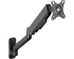 Douxe® WM1 - Monitor arm - Muurbeugel voor 17-32 Inch - draai- en kantelbare en zwenkbaar - zwart