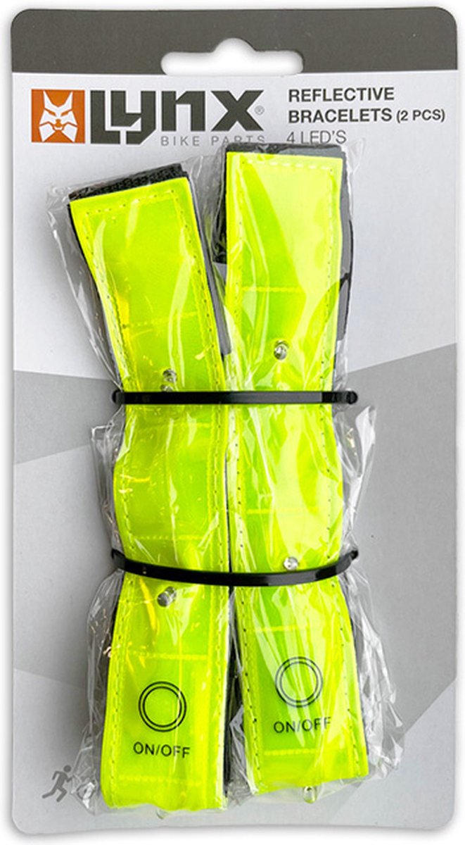 LYXN Reflectie Armband 4-LED 2 st. — afbeelding 2