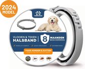 Vlooienband Hond Premium - Grote & Kleine Hond - Vlooien en Tekenband - Anti Tekenmiddel - Halsband - 8 maanden bescherming - Vernieuwd Model