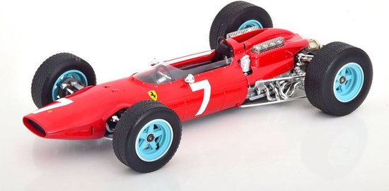 GP-REPLICAS GP114B Scala 1/18 | FERRARI F1 158 N.A.R.T. N 7 WORLD Champion 1964 John Surtees Con Vetrina With Showcase