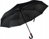 Luxe stormparaplu – opvouwbaar & windproof - zwart