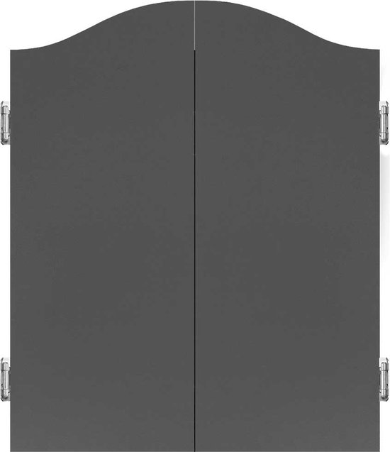 Mission Dartbord Deluxe Cabinet - Plain Grey - Dartkast van Mission — afbeelding 3